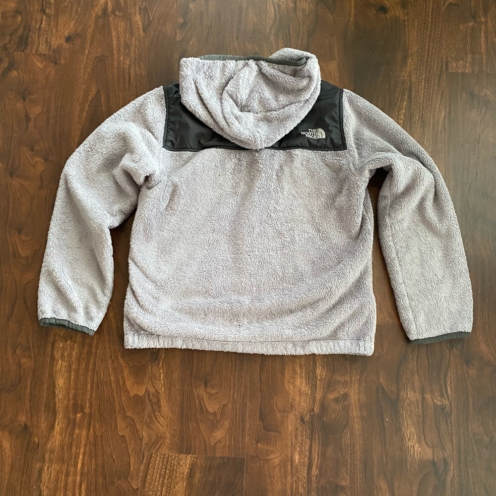 The North Face Oso Hoodie Full Zip Jacket Gray Size 14-16 - Picture 7 of 8